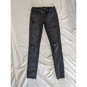 American Eagle ripped black jeans